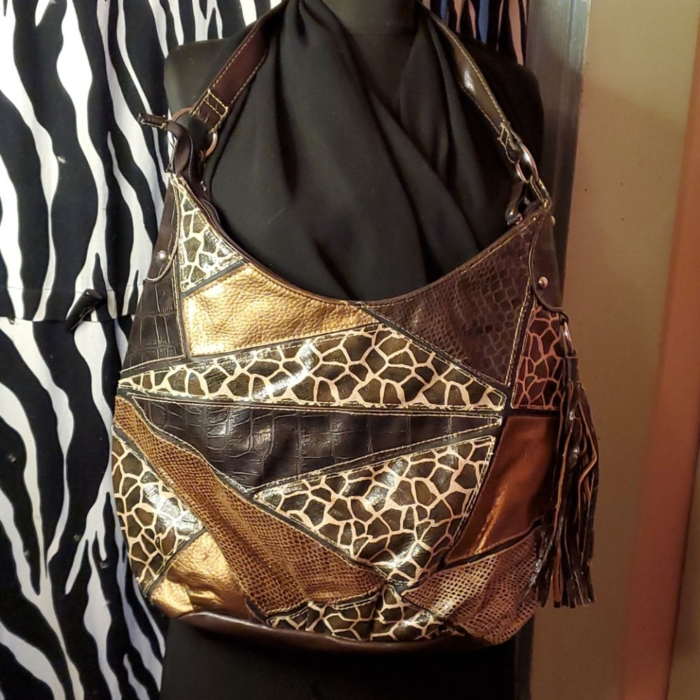 Animal Print Shoulder Bag